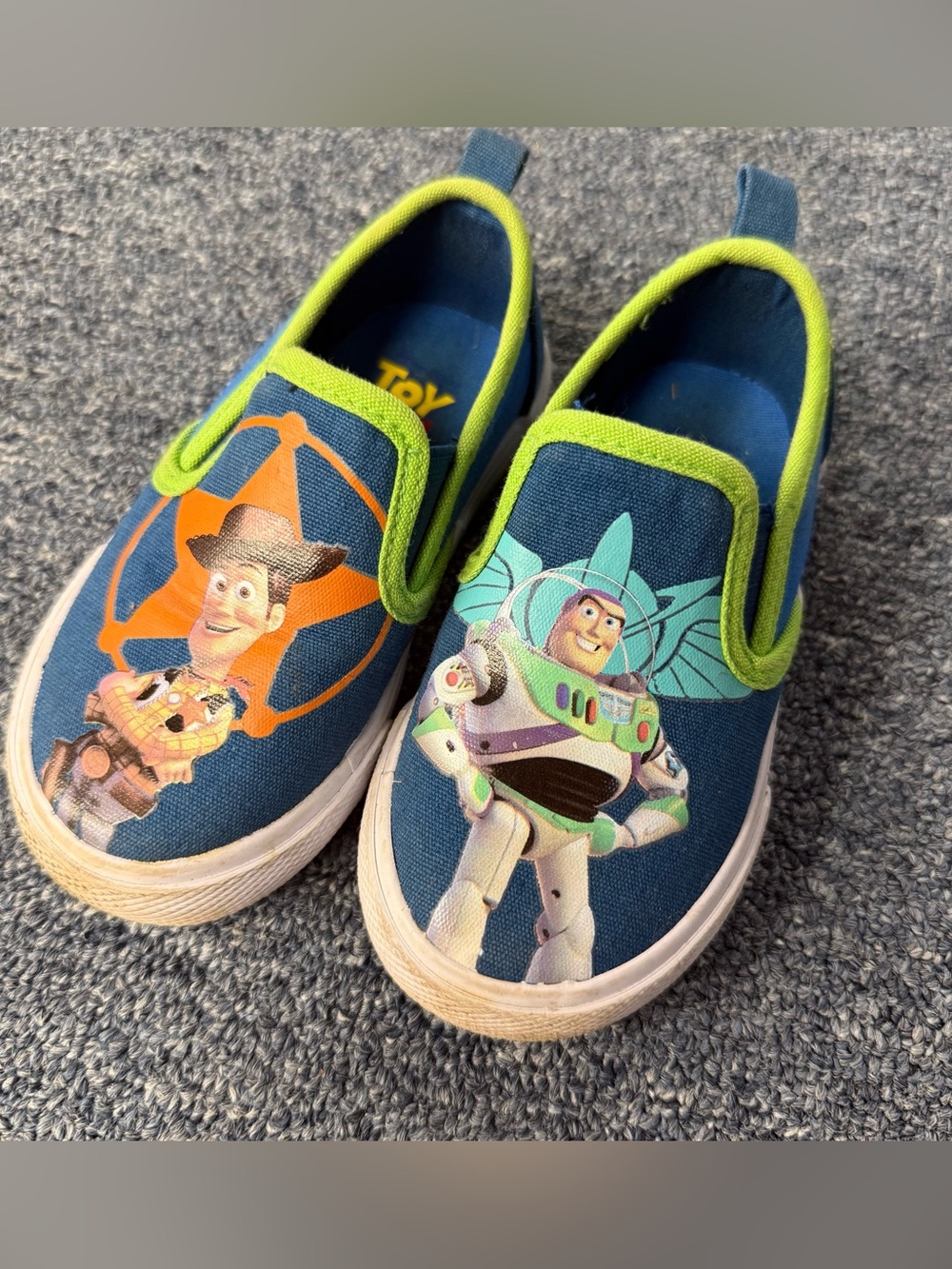 Disney Pixar Toy Story Slip On Sneakers Size 7